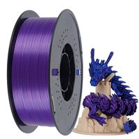 Filament PLA Soie 3D 250g Bicolore Tricolore 1,75 mm Haute Vitesse Matériau Bicolore 200°C pour Imprimante 3D