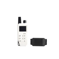 Collier de dressage pour chien anti-aboiement électrique à distance avec écran LCD vibrant rechargeable intelligent en plastique imperméable