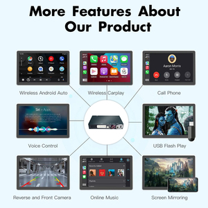 Décodeur ZWNAV pour Dodge Journey 2013-2016, interface sans fil Apple CarPlay, <span class=keywords><strong>Android</strong></span> <span class=keywords><strong>Auto</strong></span>, écran miroir CarPlay, module sans fil - Product Image 5