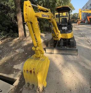 Mini-excavatrice Komatsu Pc30 Mr avec godet de terrassement d'une capacité de 0,12 m³, poids en ordre de marche de 3 tonnes, équipement de construction d'occasion - Product Image 2