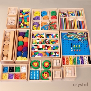 Bloques de Construcción de Madera <span class=keywords><strong>Froebel</strong></span> Montessori de Cristal, Juego de 15 Piezas para Niños de 3 a 6 Años, Juguete Educativo Unisex - Product Image 2