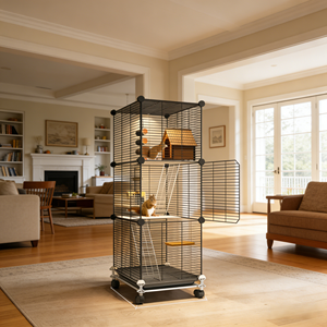 <span class=keywords><strong>Cage</strong></span> à oiseaux en métal compacte pour canari, gain de place, design compact, facile à nettoyer, utilisation en intérieur, fenêtre, petite <span class=keywords><strong>cage</strong></span> à oiseaux, <span class=keywords><strong>cage</strong></span> à canari - Product Image 1