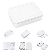 Caja de Plástico Impermeable IP67 para Exteriores con Protección UV ASA UL94HB, Soporte para Poste, Rastreador GPS, Gateway Lorawan, Carcasa para Sensor IOT