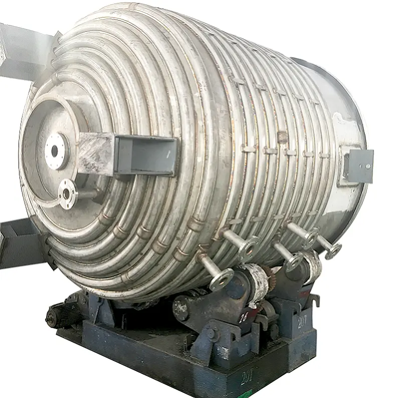 Hochwertige automatische Reaktoranlage Edelstahl ungesättigtes Harz Produktionslinie Dampf-Reaktionskessel gebrauchter PLC-Motor