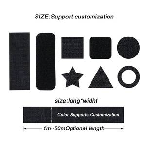 Kait dan <span class=keywords><strong>Loop</strong></span> nilon murni yang mendukung bentuk dan panjang pendukung perekat dan tahan suhu tinggi - Product Image 2