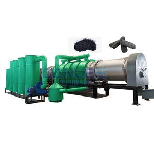 Four à carbonisation continue bûche Charbon de bois de grignons d'olive Machine de fabrication Four à tambour - Product Image 1