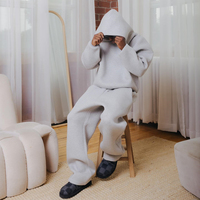Ensemble de survêtement et sweat à capuche OEM personnalisé avec logo, haute qualité, 100 % coton, pour homme