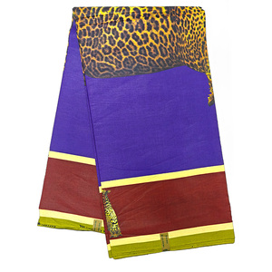 Mô Hình Động Vật Sáp Bông Batik Dệt Vàng Dòng Lớp Bề Mặt Nigeria Quần Áo Sáp In Vải - Product Image 5