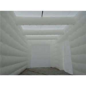 Tente gonflable géante en forme de cube, <span class=keywords><strong>noire</strong></span>, pour l'extérieur, tente de camping gonflable, imperméable, boîte de nuit gonflable avec lumière - Product Image 6