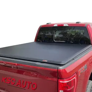 KSCAUTO Hot Selling Soft Roll Up Truck Bed Pick Up Tonneau Cover For Chevy Silverado /GMC Sierra