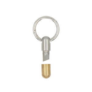 Dao Con Nhộng Nhỏ Bằng Đồng Thau Dụng Cụ EDC Đa Năng Móc Chìa Khóa Cầm Tay Dụng Cụ Cắt Bỏ Túi Mini Khẩn Cấp Sinh Tồn Ngoài Trời - Product Image 1