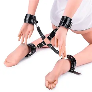 Bdsm Sex Bondage Set with Handcuffs and Leg Straps Cuffs Adjustable Wrist  Sex Bondage Legs Restraints Set Sex Toys - China Bondage Set and Nipple  Clamps price