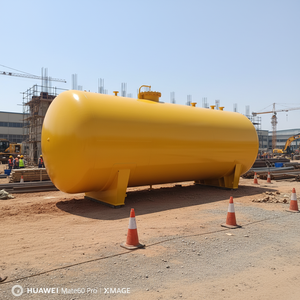 Горизонтальный резервуар для хранения жидкого азота, CO2, O2 Yijie, высокопрочный, энергосберегающий, 30 м³, из углеродистой стали Q345R - Product Image 3