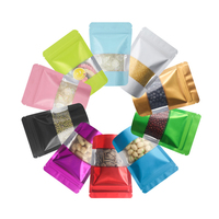 Vente en gros de sachets écologiques en plastique CPP blancs mats pour café thé bonbons noix emballage noir vert vitrine