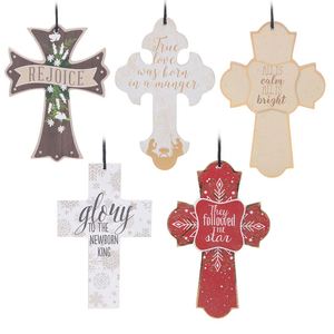 Arte de pared religioso navideño de madera hecho a mano para decoración del hogar - Product Image 1