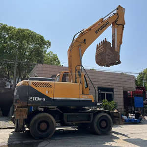 Excavadora de ruedas Hyundai 210w-9, excavadora de ruedas Hyundai coreana usada, nueva excavadora Hyundai de 2, 0 - Product Image 3