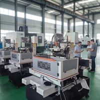 Machine de découpe à fil EDM CNC 5 axes automatique économique et nouvelle, contrôlée par PLC, haute vitesse, DK7745 Jieyue, précision de 0,01 mm