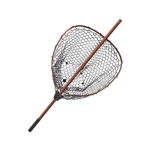 1,48 m 46*54,5 cm 30cm profundidad 40cm profundidad alta calidad bajo Red de aterrizaje de pescado accesorio de pesca de aluminio redes de aterrizaje de pesca de goma - Product Image 2
