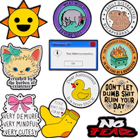 Broches en émail amusantes à expédier immédiatement, sans MOQ, personnalisées, animaux mignons, dessins animés, badges métalliques pour sacs à dos et vêtements, vente en gros
