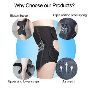 Factory Price Joint Spring Protector Mountaineering <b>Squat</b> <b>Knee</b> Booster <b>Support</b> - Product Image 5