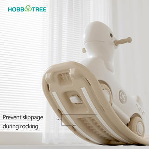 Hobbytree <span class=keywords><strong>2</strong></span>-in-1 플라스틱 어린이 흔들기 말 흔들 의자 장난감 타기 장난감 다기능 아기 흔들기 - Product Image 6