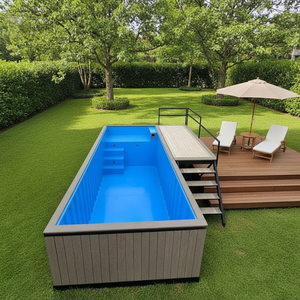 Nouveau 2026 Conteneur maritime industriel en acier de 20/30/40 pieds avec fenêtre en verre, système de filtration SPA, prix compétitif, Landmae Homes - Product Image 3