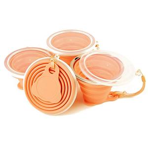 Gobelet pliable en silicone pour les voyages, petit format, étanche, facile à ranger, design pliable, bonne étanchéité, idéal pour les fêtes - Product Image 2