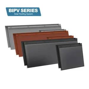 Customized Double-glass Transparent Bipv Solar Panel For Building Greenhouse Transparent Solar Panel
