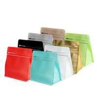 Sacs d'emballage alimentaire Doypack en Mylar mat avec fermeture éclair, personnalisables et imprimés, pour stockage