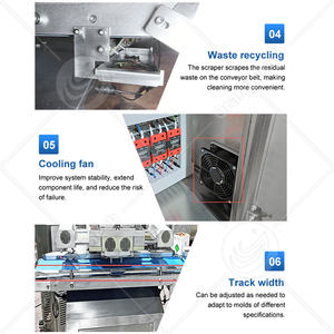 เครื่องฝากช็อกโกแลตชิปอัตโนมัติ orme อุปกรณ์ผลิตช็อกโกแลต - Product Image 4