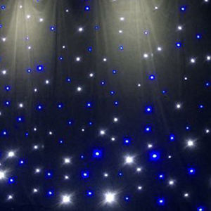 PaitonFactory Cortina de Terciopelo de Doble Capa con Luces LED RGB en Forma de Estrella, Fondo para Fiestas y Clubes, Equipo de Escenario, Luces Móviles DJ DMX512, ¡Gran Venta! - Product Image 4