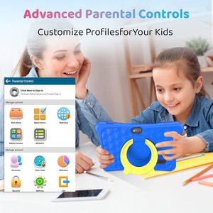 Tableta Android para niños, tableta educativa resistente para juegos con funda resistente a caídas - Product Image 5