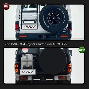 ไฟท้ายรถยนต์ LED สีแดงรุ่นใหม่ TYPY สำหรับ LandCruiser LC76 LC78 LC79 ปี 1984-2024 พร้อมไฟเลี้ยวแบบไดนามิกและไฟส่องสว่างเวลากลางวัน - Product Image 2