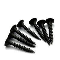 Vis à tête trompette M3.5 * 1 à haute dureté, filetage fin, oxyde noir, Phillips, pour plaques de plâtre