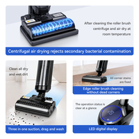 Nouvel aspirateur sec et humide 3 en 1 Aspirateur sans fil Batterie au lithium avec filtres lavables et interrupteur à double mode