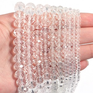 Cuentas Planas de Cristal Facetado de 6*4mm, Multitamaño, <span class=keywords><strong>para</strong></span> Fabricación de Joyas, <span class=keywords><strong>Pulseras</strong></span>, Pendientes, Materiales <span class=keywords><strong>para</strong></span> Manualidades - Product Image 6