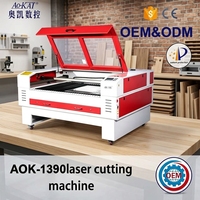 Mesin Pemotong Laser CO2 Suke Gantry Berpendingin Air dengan Rel HIWIN, Kontroler Ruida, Pabrik Langsung dari Cina, untuk Pemotongan Kayu dan Komponen Katup