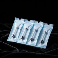 Cartouche en verre stérile simple de 3 ml, flacon en verre borosilicate jetable avec bouchon en caoutchouc, haute dureté