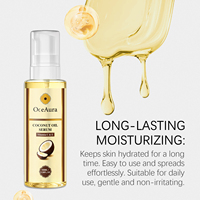 Sérum hydratant à la noix de coco, extrait végétal, hydratant léger à absorption rapide, hydratation longue durée, 30 ml, pour tous types de peau