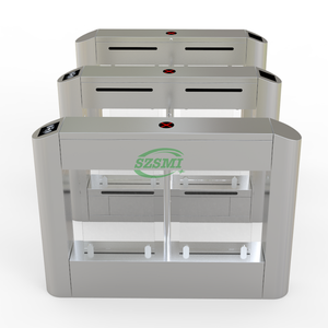 Torniquete Inteligente con Puerta Abatible, Control <span class=keywords><strong>de</strong></span> Acceso Peatonal Automático, Puerta <span class=keywords><strong>de</strong></span> Seguridad con RFID - Product Image 1