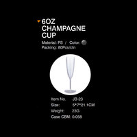 Geavanceerd Transparant Plastic Voor Champagnebeker Eenvoudig Milieuvriendelijk Ontwerp Voor Zakelijke Familiebijeenkomsten Of Restaurantbargebruik