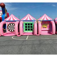 Jeux Gonflables de Carnaval en PVC : Basket, Football, Tir et Fléchettes Personnalisables