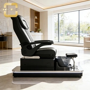 Station de pédicure professionnelle avec bain de pieds transparent et fauteuil de pédicure inclinable et massant, fauteuil de pédicure sans tuyauterie - Product Image 2