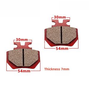 Plaquettes de frein en gros pour vélos électriques, plaquettes de frein à disque avant et arrière DSP50/49 résistantes à l'usure - Product Image 3