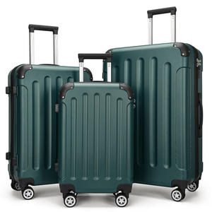 Ensemble de 3 pièces de bagages à roulettes en ABS avec logo personnalisé en gros d'usine valise d'affaires antivol pour le voyage <span class=keywords><strong>des</strong></span> garçons échantillon gratuit - Product Image 3