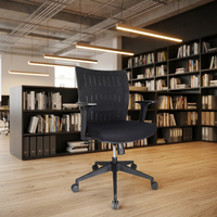 Silla de Oficina Ejecutiva Moderna con Respaldo Alto, Giratoria, Transpirable, de Malla, Ajustable, Resistente y Cómoda para el Hogar, Taller o Videojuegos