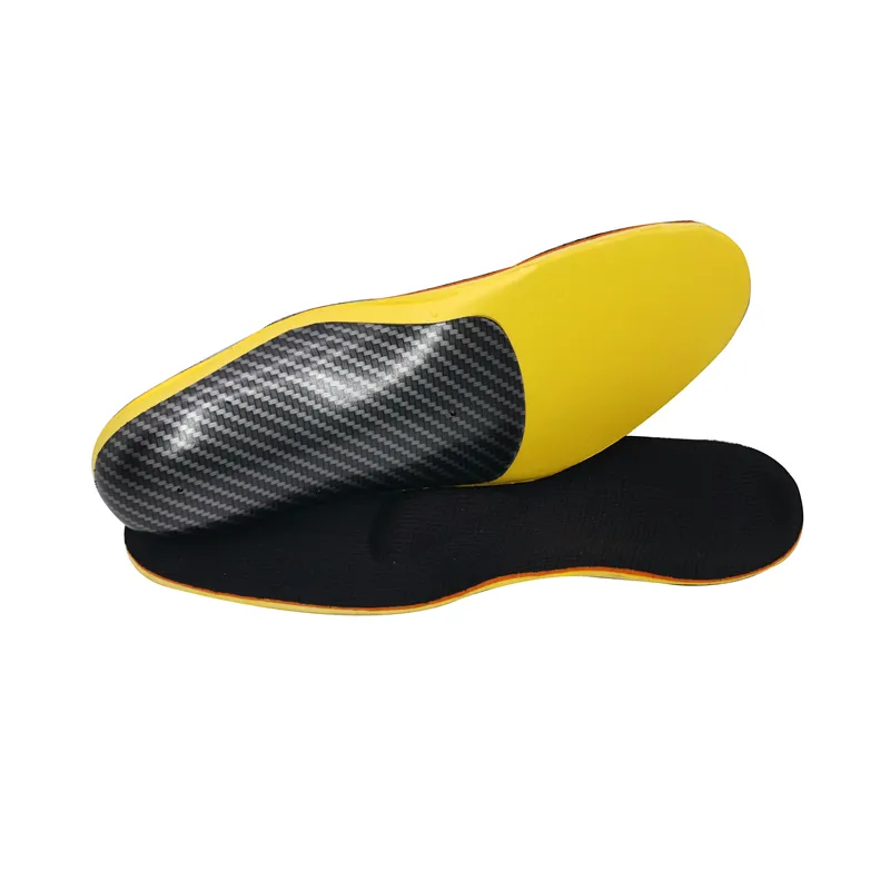 Vendita calda arco supporto soletta ortolite in carbonio soletta traspirante assorbimento degli urti sportivo soletta per scarpe