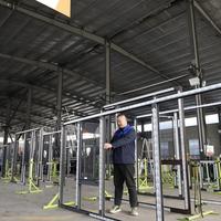 Fenêtre à battant en aluminium anti-ouragan, double vitrage, à rupture de pont thermique, insonorisée, écoénergétique, conforme AS2047, pour villa