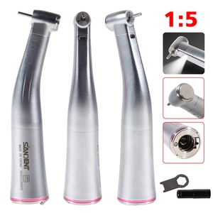 Vente chaude! Dentaire 1:5 Augmentation Fibre Optique LED <span class=keywords><strong>Contre</strong></span> <span class=keywords><strong>Angle</strong></span> Mini Tête Triple Pulvérisation Basse Vitesse Pièce À Main Fit <span class=keywords><strong>NSK</strong></span> Électrique - Product Image 3