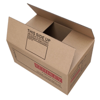 Boîte en carton ondulé double paroi RSC, robuste, vide, pour expédition et livraison, personnalisable